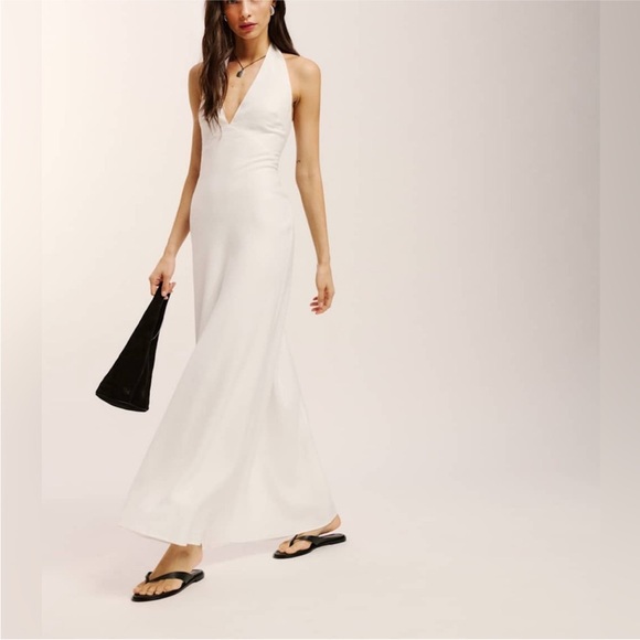 Reformation Delilah Halter Dress, size 0 - Picture 2 of 6